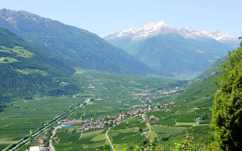 Vinschgau Valley in South Tyrol Vinschgau Valley in South Tyrol